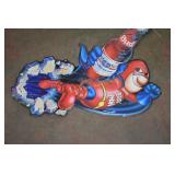 Budweiser tin sign approximately 22"x27"
