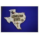 Lone Star State wall decor approximately  18"x18"