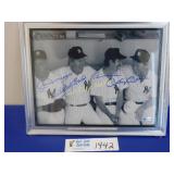 Yankees 4Xs Legends Dugout Signed Photo in Frame
