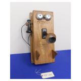 Vintage Retro Fit Telephone - Wooden Wall Mount