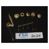 Sweater Pins - Lot of 6 - Gold Pins Can Be Also