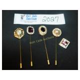Sweater Pins - Lot of 4 - Gold Pins Can Be Also