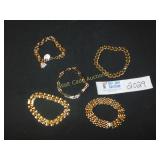 Gold Bracelets - Lot of 5