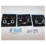 Earrings - Lot of 3 - Quality Costume Jewelry