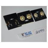 Earrings - Lot of 3 - Quality Costume Jewelry