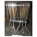 Silver Necklaces - .925 Silver - Lot of 24 - 7-8"