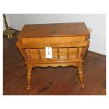 End Table / Magazine Rack Vintage Approx.