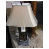 Mirrored Table Lamp Approx. 29"