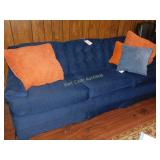 Couch Blue Approx. 74"x33"