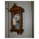 Wall Chime Clock Antique- Clock and Chimes are
