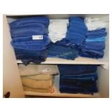 Bath Towels and Wash Cloths -  2 Shelf Mixed Lot