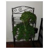 Decorative Metal Shelf with Greenery Approx.