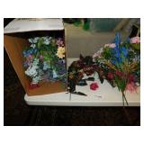 Silk Flower Large Mix lot As Shown