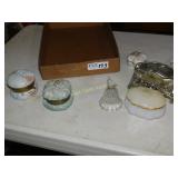 Collectible Antique Trinket Boxes - Lot of 7