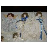 Angels Décor -  Lot of 9 Handmade Angels