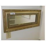 Gold Framed Mirror Approx. 26"x12"