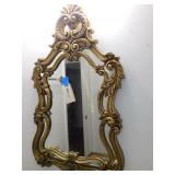 Gold Framed Vanity Mirror Approx. 42"x24"