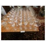 Gobblet and Etched Cocktail Collection of 57