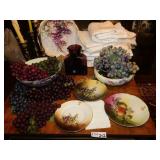 Antique Décor Grape Themed Mix lot Also Includes