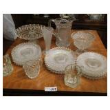 Cut Glass Collection of Serving and Dinnerware -