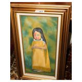 Wall Painting - Indian Princess #435 From Peach