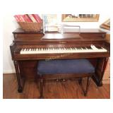 Piano Winter Company Toronto New York  With Bench