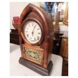 Mantel Clock Antique Approx. 20" Tall - Great