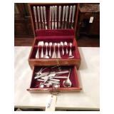 Camellia Gorham Sterling 1944 In Wooden Case