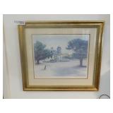 White Christmas Wall Art By Ronald Thomoson Proof