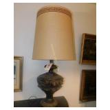 Table Lamp Vintage Very Heavy Approx.44" Tall