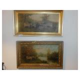 Oil Paintings Unknown Artist Cow Theme Approx.