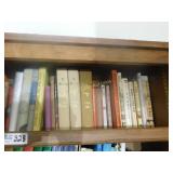 Books - shelf Lot - Books and Novels Hard and