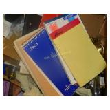 Office Supplies Mixed Box Lot - Rulers, Note