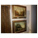 Framed Turner Wall Art lot of 2 Approx. 23"x19"