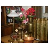Brass Home Decor - Lot Large- Vintage Lamps,