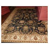 Area Rug Navy Blue Approx. 7