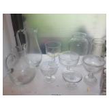 Serving Glassware Collection Lot of 17 Pieces