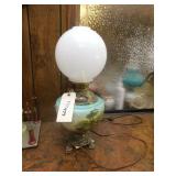Antique Hurricane Type Lamp Approx. 25" Tall