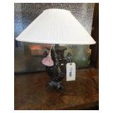 Cast Iron Table Lamp Approx. 21" Tall