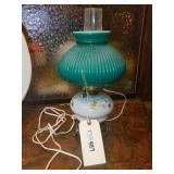 Antique Hurricane Table Lamp Antique Approx. 17"