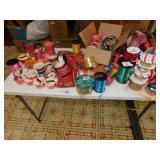 Ribbons -  Large Bulk Lot of Silk, Beaded, Party