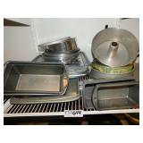 Baking Pans, Cookie Sheets, Loaf Pans Large Lot