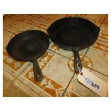 Iron Skillets lot of 2