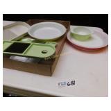 Chopper and Pastel Cookware - lot of 4