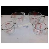 Pyrex Measuring Cups lot of 4