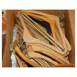 Wooden Hangers - Large Box Lot