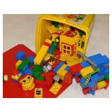 Legos Toys in Original Tub with Base