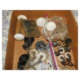 Casters and Door Knobs Antique/Vintage
