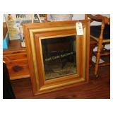 Framed Mirror Approx. 25"x28"
