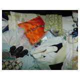 Vintage Linens, Scarves,Gloves,Aprons Large Mixed